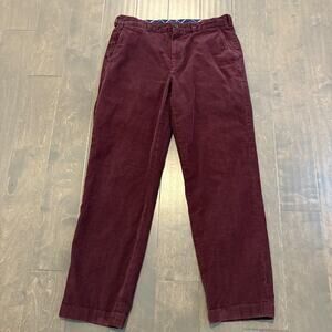 Brooks Brothers 346 Pants Mens 36x32 Corduroy Straight Leg Casual